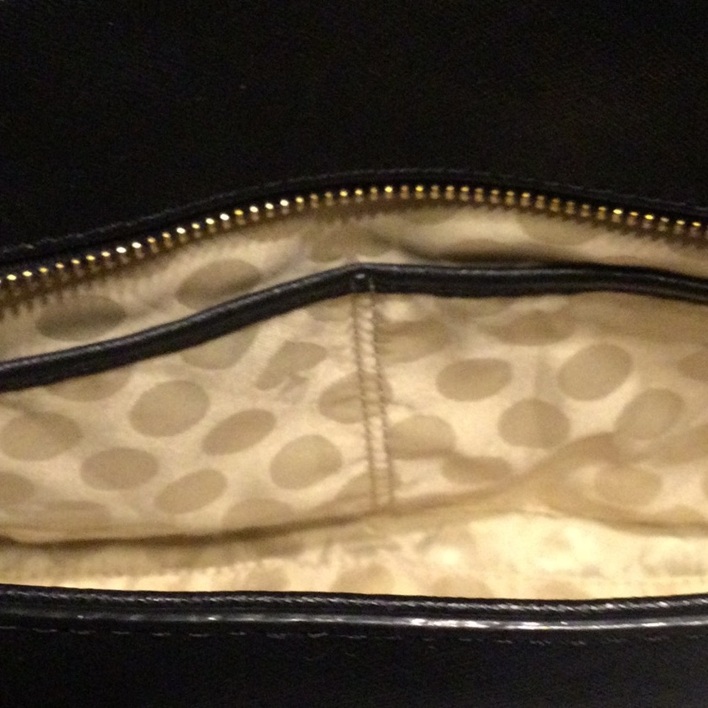 Kate spade black and cream saffiano leather satchel for women - Picture 9 of 9